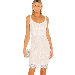 WHITE REVOLVE HEARTLOOM LACE DRESS